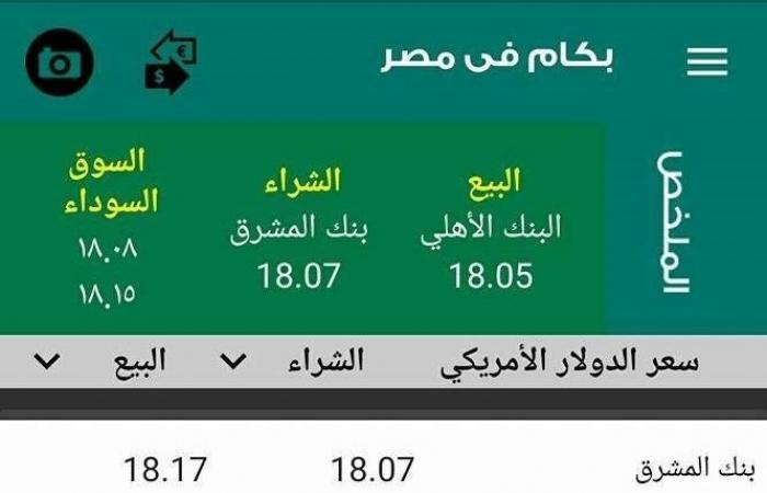 سعر الدولار اليوم السبت 27 مايو 2017 في مصر الآن بالبنوك والسوق السوداء