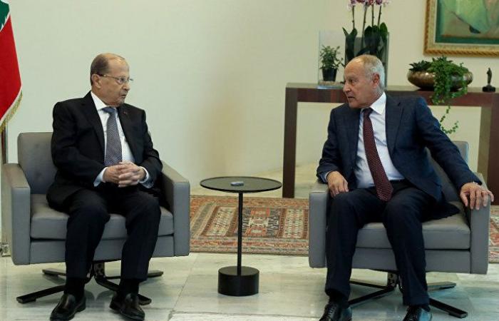 أبو الغيط في لقائه مع الرئيس اللبناني: نتطلع إلى نجاح قمة بيروت