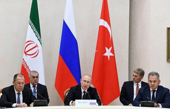 بوتين: روسيا وايران وتركيا سيدعمون إطلاق اللجنة الدستورية السورية