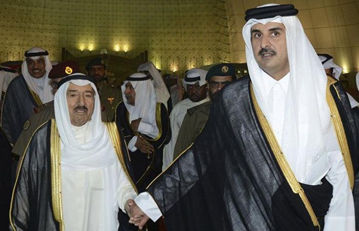 في رسالة خطية تسلمها وزير الداخلية القطري... أمير الكويت يخطر تميم بـ"اهتماماته"