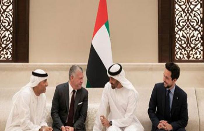 الملك عبدالله الثاني وولي عهد أبو ظبي يؤكدان اعتزازهما بمستوى العلاقات المتينة الأردنية الإماراتية
