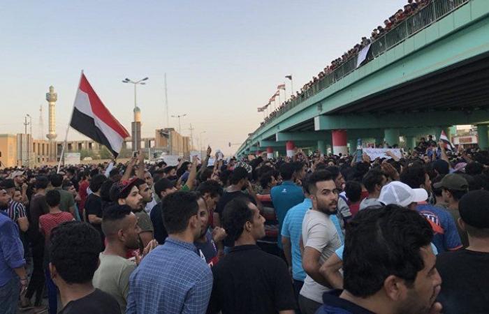 آلاف العراقيين يطالبون الحكومة بالابتعاد عن الصراع بين أمريكا وإيران (فيديو)