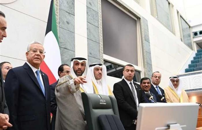 «جبالى» يلتقى رئيس «الامة الكويتى»: نتطلع لتعزيز التعاون البرلمانى بين البلدين
