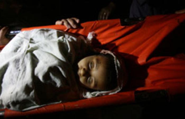 طفل فلسطينى يصاب بشلل نصفى بعد إصابته برصاص الجيش الإسرائيلى