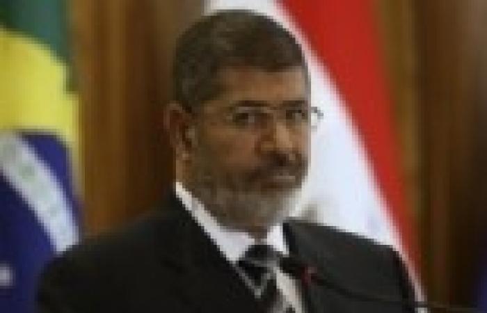 "مرسي" يصل قاعة المؤتمرات لإلقاء كلمة لتوضيح موقف مصر من "سد النهضة"