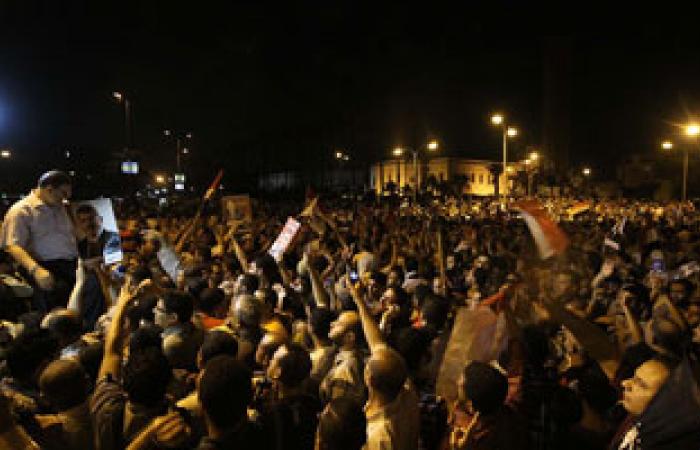 مؤيدى الرئيس مرسى ينطلقون من أمام مسجد الميناء الكبير بالغردقة