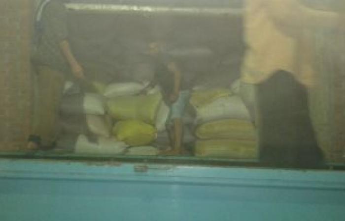 ضبط 150 طن أرز احتكرها أحد التجار بإحدى قرى الدقهلية