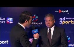 لقاء مع خالد عبد العزيز وزير الشباب والرياضة من داخل حفل قرعة البطولة العربية