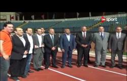 ستاد العرب - لقطات من افتتاح ستاد الإسكندرية بحضور رئيس الاتحاد الإفريقي لكرة القدم