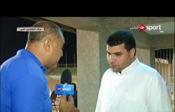 ستاد مصر - لقاء مع سعد أبو صندوق رئيس نادي الرجاء بين شوطي مباراة فريقه مع المقاولون العرب