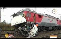 الأخبار - مقتل 19 شخصا على الاقل في حادث تصادم بين حافلة ركاب وقطار في روسيا