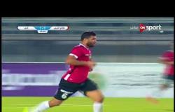 خالد سطوحى يحرز الهدف الأول لفريق طلائع الجيش فى الدقيقة 65 من عمر المباراة ليقلص الفارق