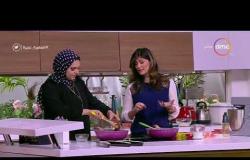 السفيرة عزيزة - فقرة المطبخ مع الشيف / فاطمة فؤاد وطريقة عمل (دجاج كاري - خبز الشباتي )
