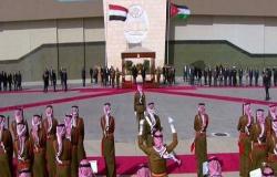 الملك عبدالله الثاني يستقبل السيسي في عمان