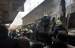 بطل "رصيف نمرة 6" يخرج من قلب نيران قطار محطة مصر (صور وفيديو)