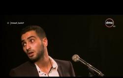 صاحبة السعادة - لحظة بكاء محمد الشرنوبي على المسرح في أول حفلة له