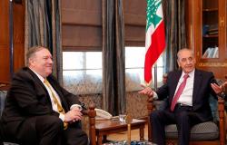 رئيس مجلس النواب اللبناني: بومبيو لم يأخذ معه سوى البيان الذي أحضره