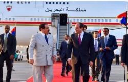 الرئاسة: زيارة ملك البحرين هدفها وقف التدخل في شؤون الدول العربية