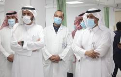 محافظ المجمعة ووزير الصحة يفتتحان مبنى طوارئ مستشفى المجمعة