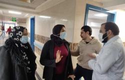 نائب محافظ القليوبية تتفقد مستشفى قها لعزل مصابي كورونا