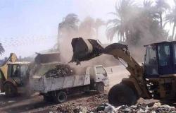 رفع 280 طن قمامة ومخلفات صلبة فى حملات للنظافة بحي غرب مدينة سوهاج