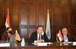 رئيس جامعة الإسكندرية لوفد أمريكي: نتوجه نحو تدويل التعليم للمنافسة عالميا (صور)