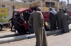 إصابة 5 «بينهم 3 أطفال» إثر تصادم ثلاثة سيارات بالمنيا