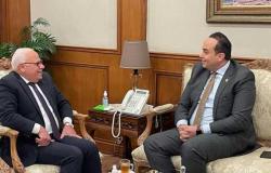 محافظ بورسعيد يستقبل رئيس هيئة الرعاية الصحية للتأمين الصحي الشامل