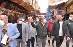 محافظ الإسماعيلية يقود حملة لإزالة الإشغالات بشارع مصر