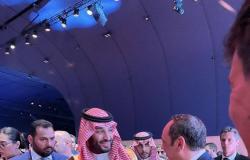 ولي العهد يتفقد مقر حفل ترشيح الرياض لاستضافة إكسبو 2030