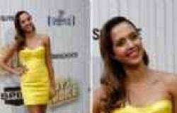 بالصور| جيسيكا ألبا تلفت الأنظار بفستان أصفر قصير في حفل "سبايك"