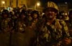 أمن السويس يرصد عناصر ملثمة تطلق النار على قوات الجيش أمام المحافظة