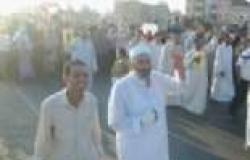 مسيرة أنصار المعزول من مسجد "المراغي" بحلوان تصل إلى ميدان الشهداء