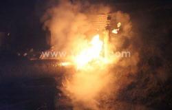 شهود عيان: انفجار خط الغاز بمنطقة سقارة فى محافظة الجيزة