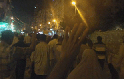 أمن المنوفية يفرق مسيرة للإخوان بعد هتافهم ضد المؤتمر الاقتصادى