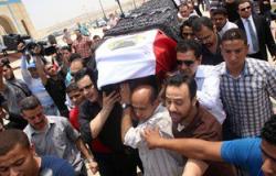تشيع جثمان شهيد "دماص" بسيناء بمسقط رأسه وسط هتافات ضد الإخوان