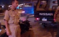 نجاة صحفى بعد سقوط سيارته من أعلى كوبرى أحمد عرابى بشبرا الخيمة