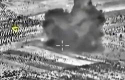 بالصور.. الطيران الروسى يدمر مستودعا ومصفاة للنفط تابعة لــ "داعش" فى سوريا
