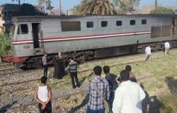 مصرع شاب صدمه قطار أثناء مروره مزلقان أفوة فى بنى سويف