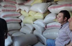 القبض على 6 تجار حجبوا 385 طن أرز  عن التداول بالأسواق في البحيرة