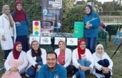 بالصور.. حملة للاتحاد المصرى لطلاب صيدلة الإسكندرية للتوعية بدور الصيدلى