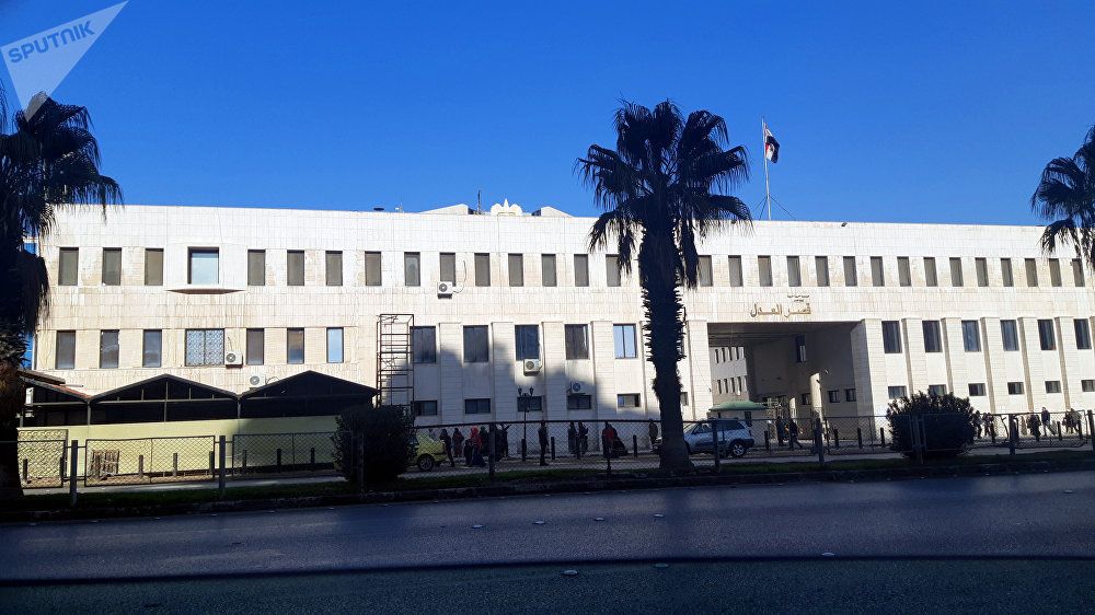 مبنى وزارة العدل وقصر العدل في سوريا