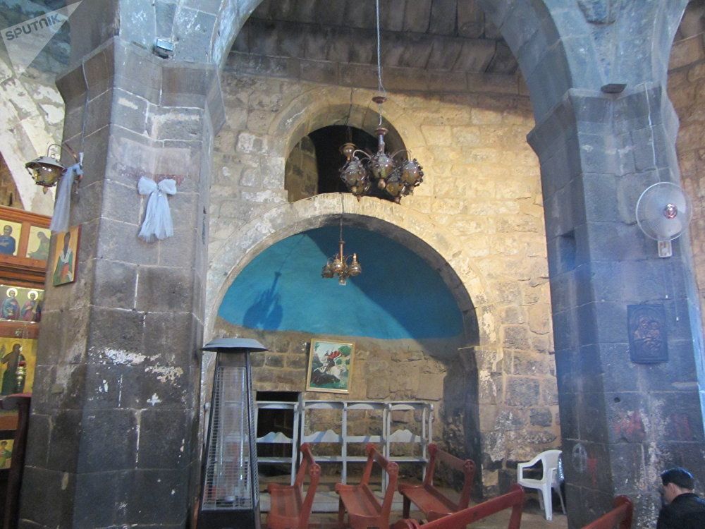 كنيسة القديس جاورجيوس الخضر بمدينة إزرع جنوب سوريا