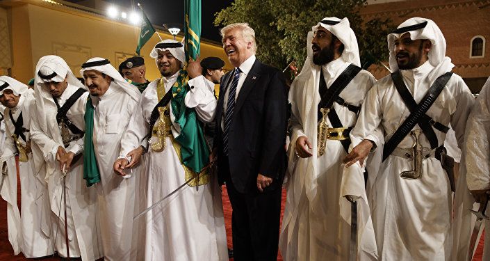 الرئيس الأمريكي دونالد ترامب في السعودية