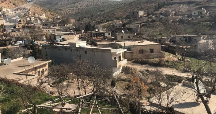 بلدة جنديرس في قرية خالطان في ضواحي عفرين شمال سوريا