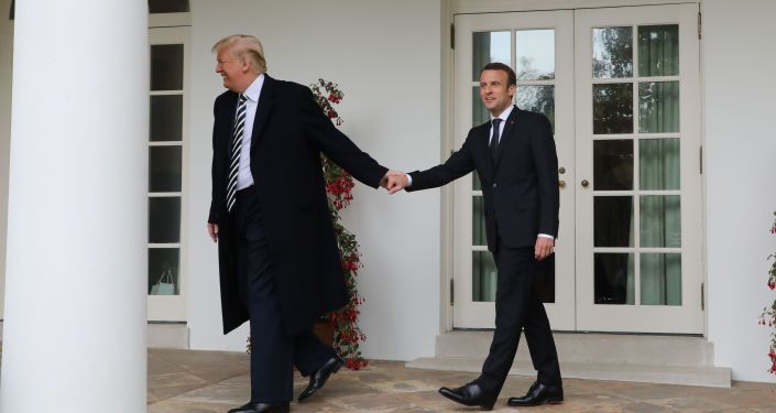زيارة الرئيس الفرنسي إيمانويل ماكرون إلى واشنطن، الولايات المتحدة الأمريكية، 24 أبريل/ نيسان 2018