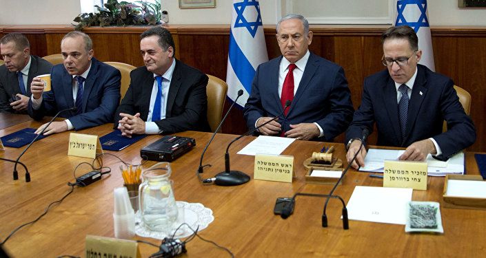 الحكومة الإسرائيلية، جلسة، رئيس الوزراء الإسرائيلي بنيامين نتنياهو
