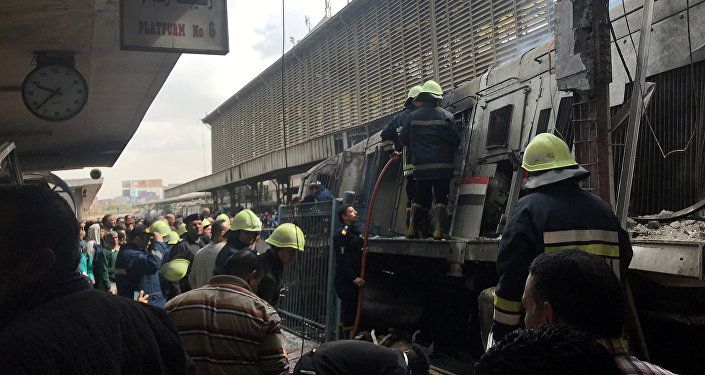حادث قطار رمسيس في مصر