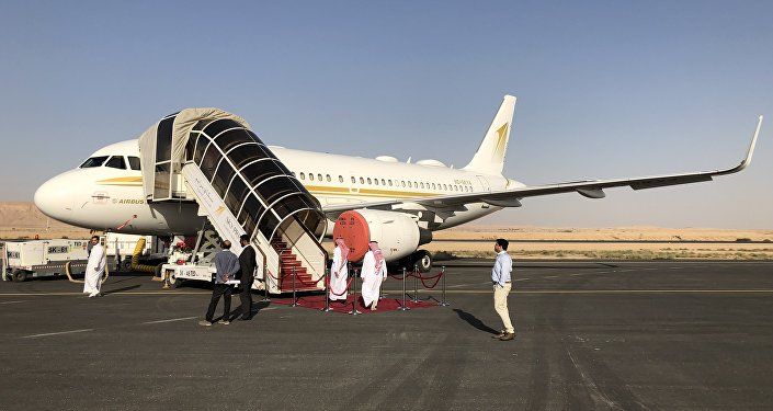 طائرة سكاي برايم في معرض السعودية الدولي الأول للطيران