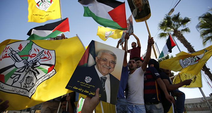أنصار حركة فتح الفلسطينية برام الله